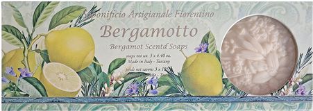 SAF Fiorentino Mýdlo Bergamot 3 x 125 g