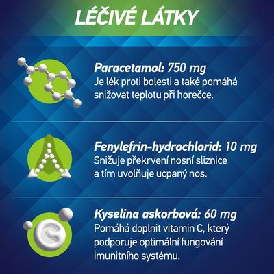 Coldrex Horký nápoj s citronem a medem 10 sáčků