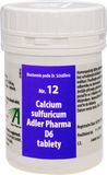 Adler Pharma Nr.12 Calcium sulfuricum D6 400 tablet