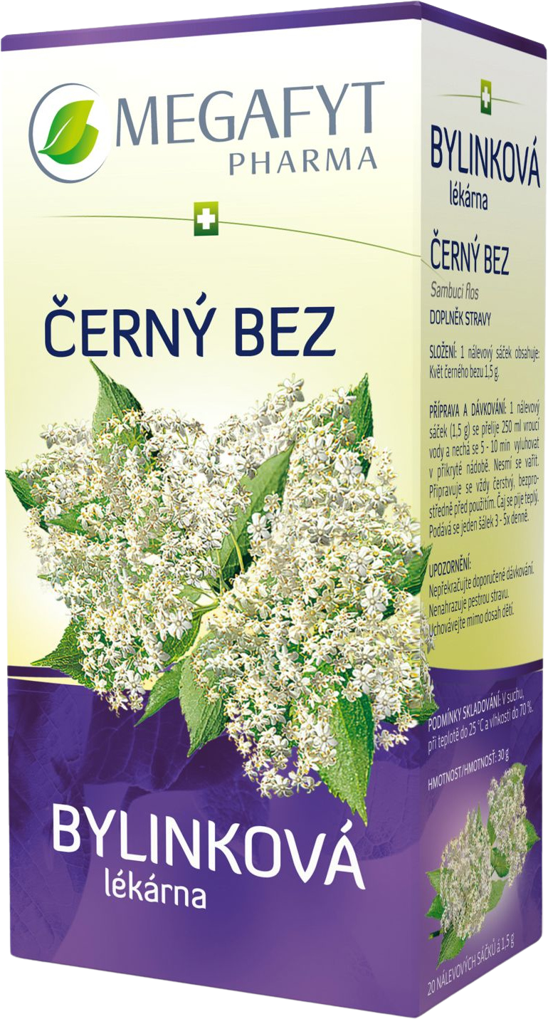 Megafyt Bylinková lékárna Černý bez sáčky 20 x 1.5 g