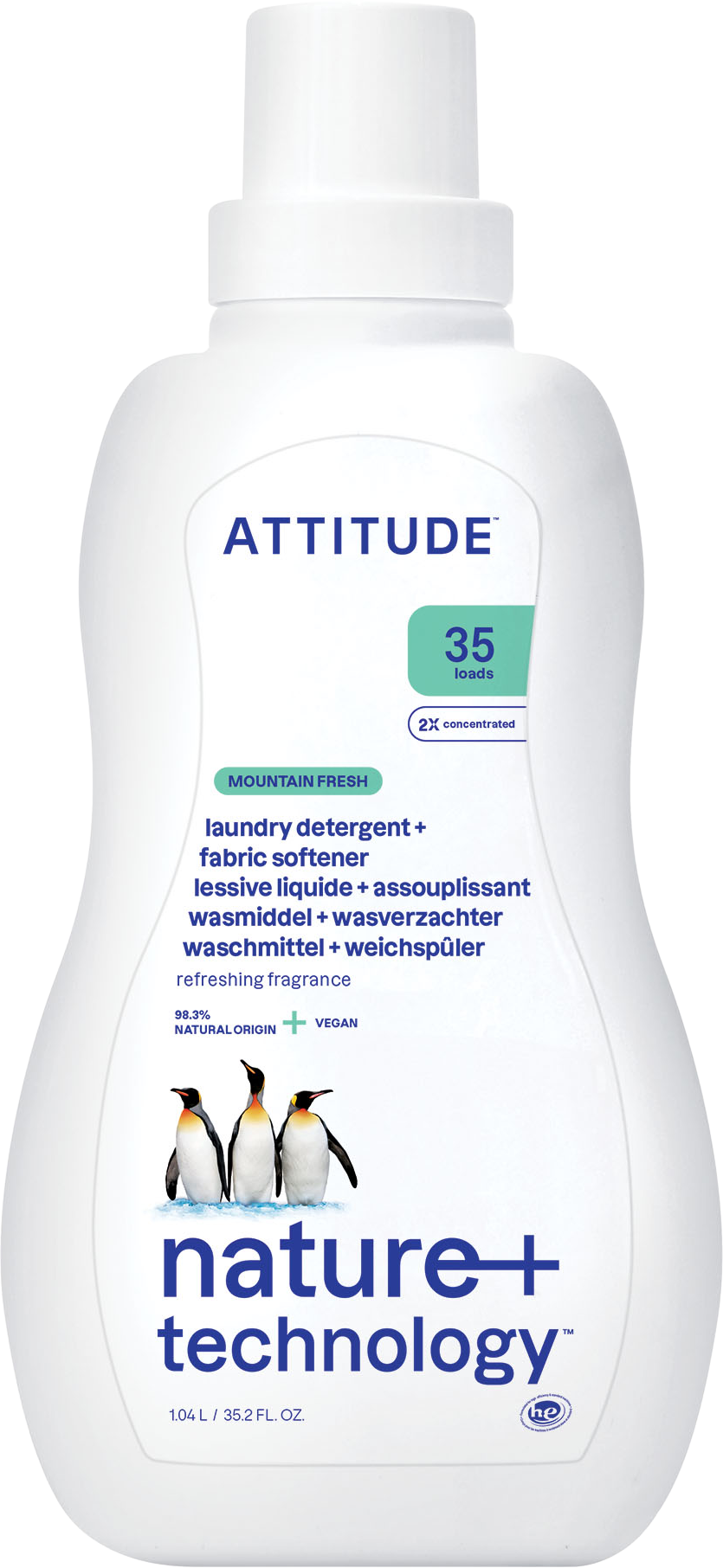 Attitude Prací gel a aviváž Mountain Essentials 1.05 l