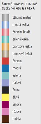 DMA Duralová hůl nastavitelná, barva tyrkysová 1 ks