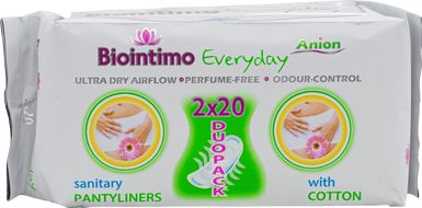 Biointimo Anion DUO intimky na každý den 40 ks