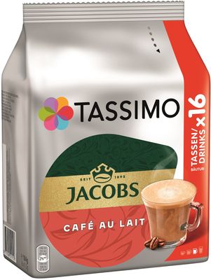 Tassimo kapsle Jacobs Café Au Lait 16 kapslí