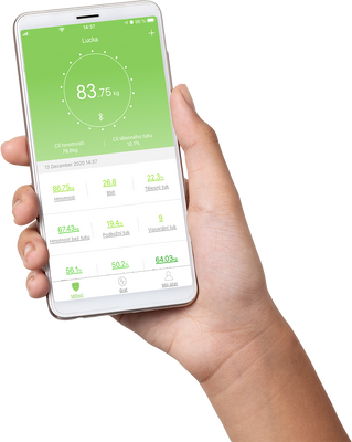 Concept Osobní váha diagnostická Perfect Health VO4001, černá