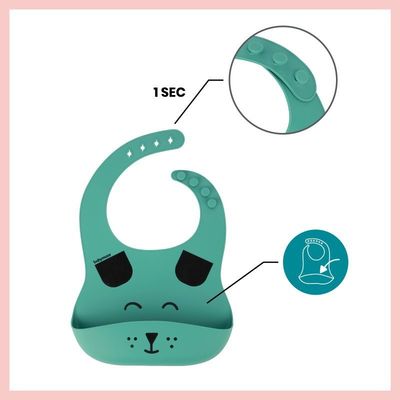Babymoov Silikonová jídelní sada LEARN´ISY KIT Pes 3 ks