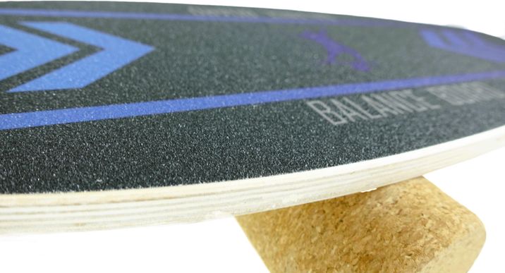 Acra Indoorboard Wave balanční deska, černo-modrá 75 cm
