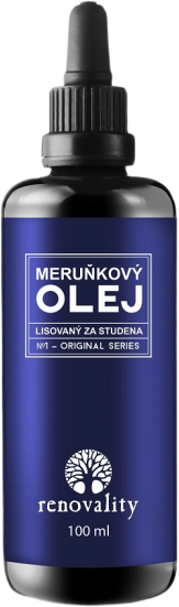 Renovality Meruňkový olej lisovaný za studena 100 ml