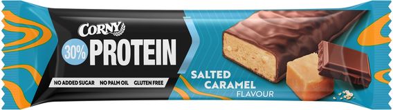 Corny Protein 30 % proteinová tyčinka slaný karamel 50 g
