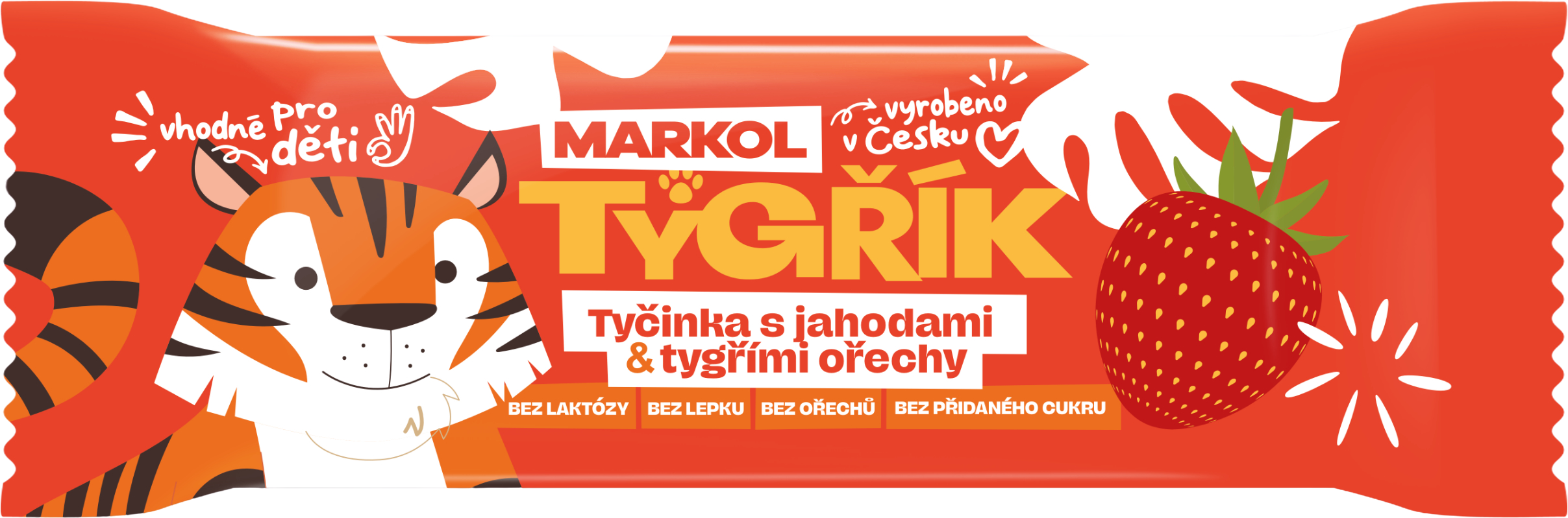Markol Tygřík Jahoda&tigernuts 30 g