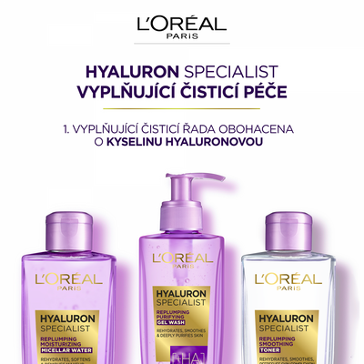 L'Oréal Paris Hyaluron specialist vyplňující vyhlazující tonikum 200 ml