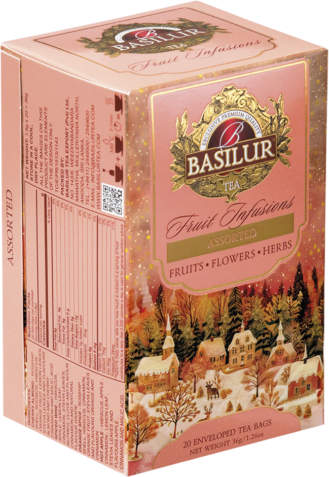 Basilur Christmas Fruit Assorted 20 x 1.8 g