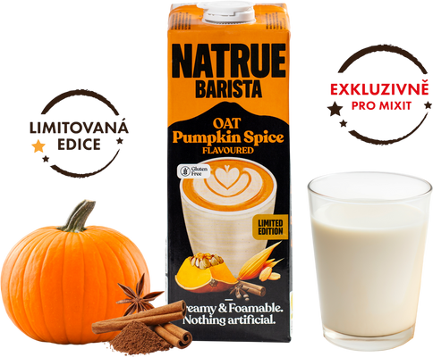 Mixit Ovesný nápoj Barista - Pumpkin Spice 1 l