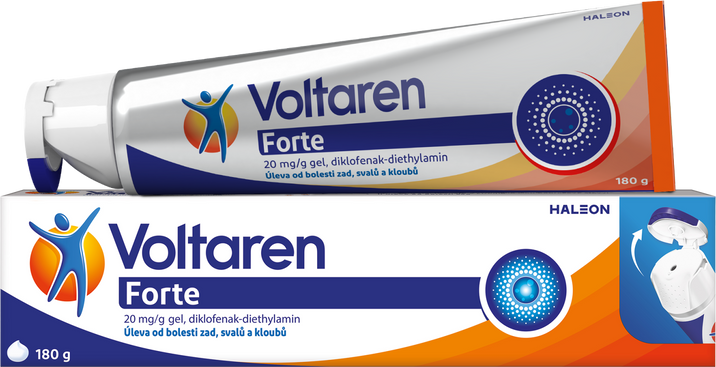 Voltaren Forte 20 mg/g gel proti bolesti 180 g