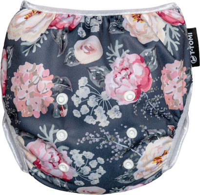 T-Tomi Plavky plenkové, 5-15kg, Grey flowers