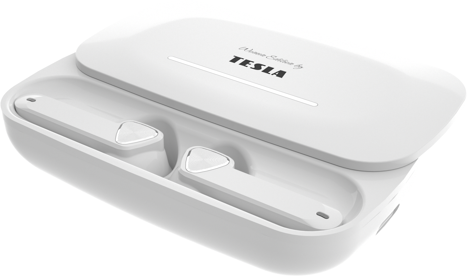 Tesla Sound EB20 - bezdrátová Bluetooth sluchátka (Luxury White)
