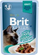 Brit Premium Cat Fillets in Gravy with Beef 85 g