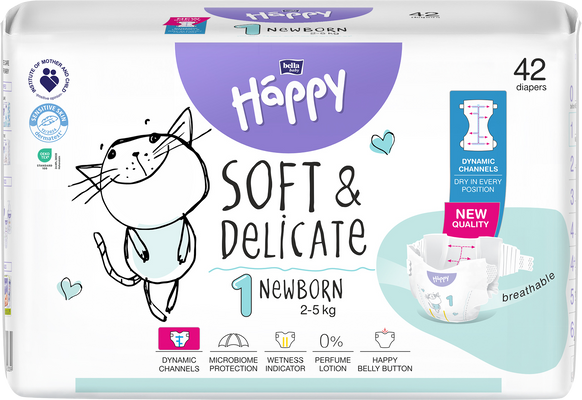 Bella Baby Happy New Born 42 ks