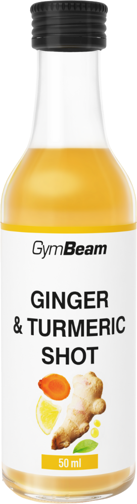 GymBeam Zázvorový shot s kurkumou 50 ml