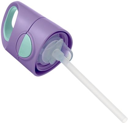 B.box Lahev na pití s brčkem - lilac pop 450ml
