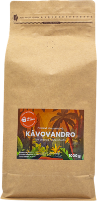 Zrnková káva Káva na cesty Kávovandro 1000 g