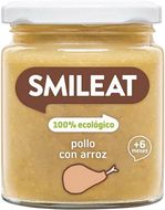 Smileat BIO příkrm kuře s rýží a zeleninou s extra panenským olivovým olejem 6M+, 230 g