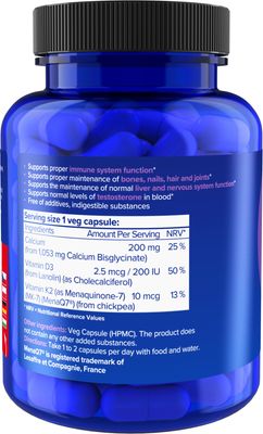 Natios Chelated Calcium Complex 200 mg 100 kapslí