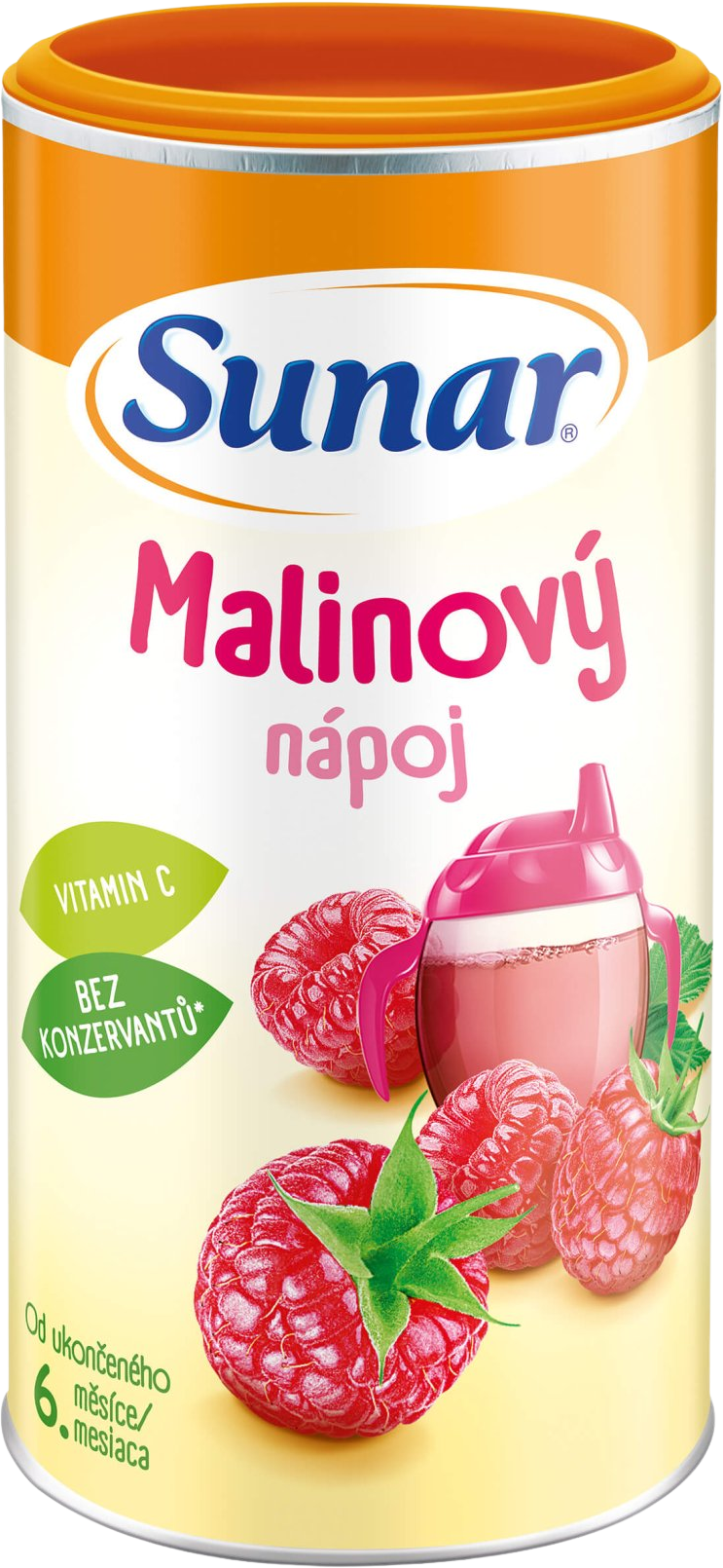Sunar rozpustný nápoj malinový 200 g