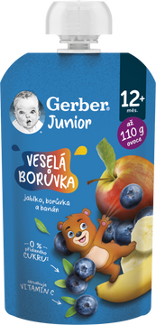 Gerber Junior kapsička Veselá borůvka 110 g