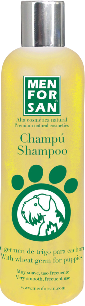 Menforsan Jemný šampon pro štěňata z pšeničných klíčků 300 ml
