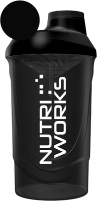 NutriWorks Šejkr černý 600 ml