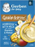 Gerber Mléčná kaše pšenično-ovesná banán a mango 200 g