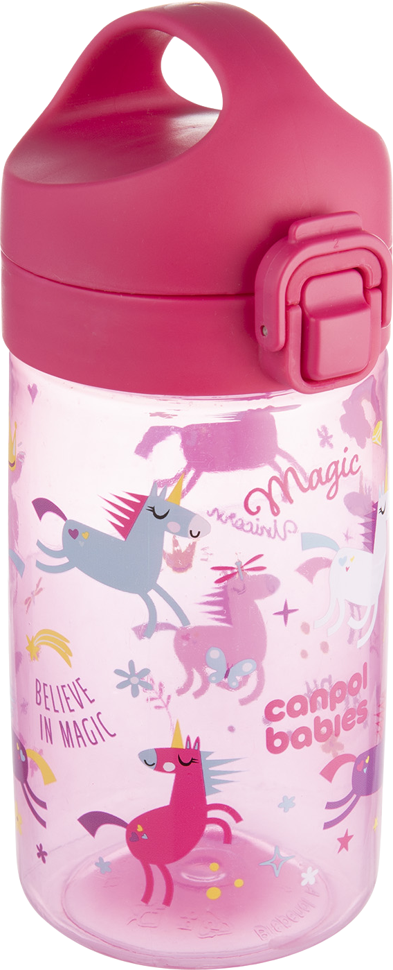 Canpol babies Lahev pro děti JUNIOR růžová 400 ml