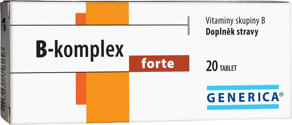 Generica B-komplex forte 20 tablet