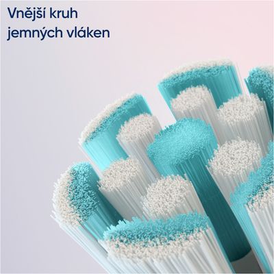 Oral-B iO Gentle Care černé kartáčkové hlavy 4 ks
