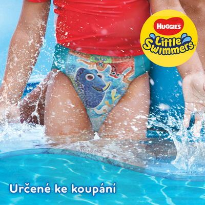 Huggies® Plenky do vody Little Swimmers pro kojence a batolata s váhou 7–15kg 12 ks