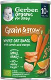 Gerber Organic křupky s mrkví a pomerančem 35 g