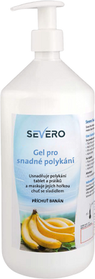 Severo gel pro snadné polykání, banán 1 l