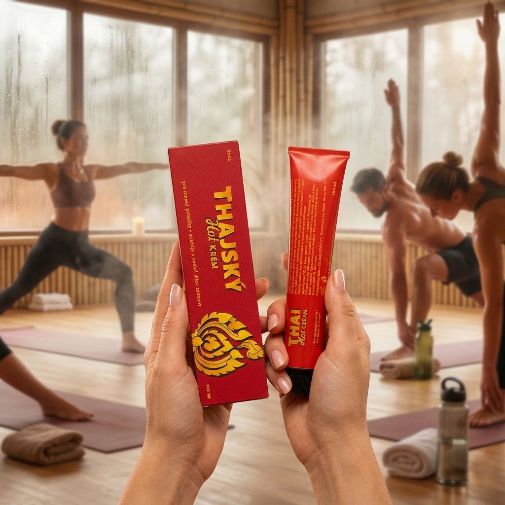 Thai Cream Thai Hot Cream Pure Hřejivý masážní krém 100 g