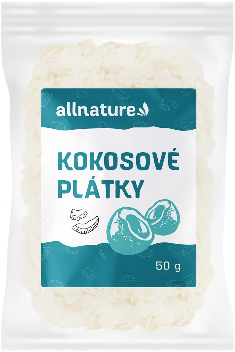 Allnature Kokosové plátky 50g 1 x 50 g