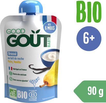 Good Goût BIO Vanilkový dezert s hruškou 90 g