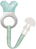 MAM Kousátko s páskem Mini Cooler&Clip 2+, tyrkys