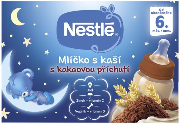 Nestlé Mlíčko s kaší Kakaové 2 x 200 ml