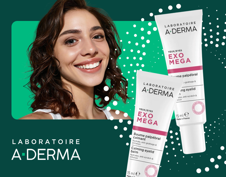 A-Derma Exomega Zklidňující balzám na oční okolí