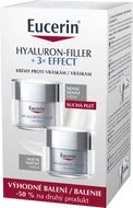 Eucerin Hyaulor-Filler + 3x Effect Denní krém pre suchú pleť + Noční krém 2 x 50 ml