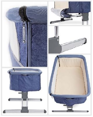 Dětská postýlka CARETERO Sleep2gether grey 1 ks