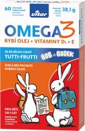 Vitar Kids Omega 3 + vitaminy D3 + E 60 kapslí