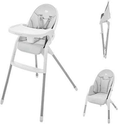 Kinderkraft Židlička jídelní Dinnly 2v1 Grey