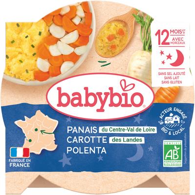 Babybio pastinák, mrkev a polenta 230 g