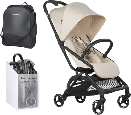 Easywalker Sportovní kočárek Rockey Bright Taupe - S